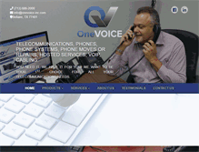 Tablet Screenshot of onevoice-inc.com